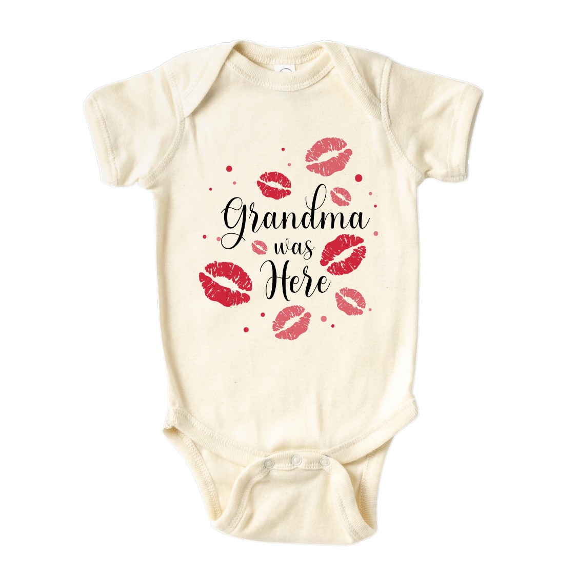 Grandma was here Baby Onesie® Cute Grandma Baby Outfit for Baby Shower Gift