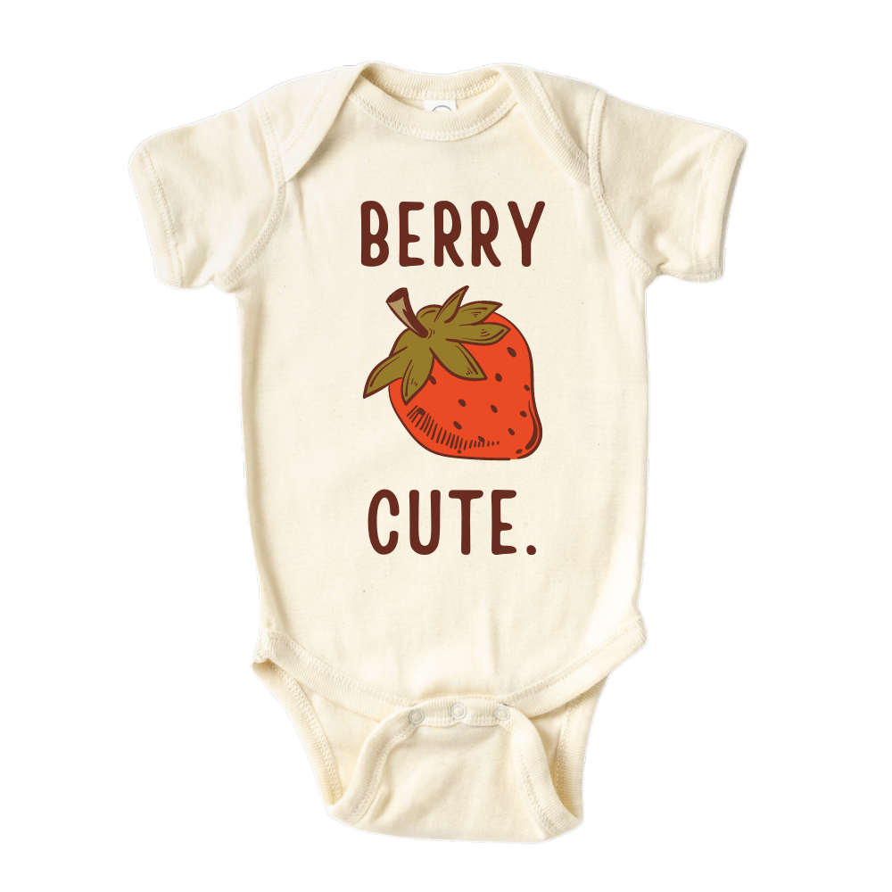 Funny Baby Onesie® Berry Cute Strawberry Shirt Baby Clothes Unisex Baby Boy Baby Girl Outfit