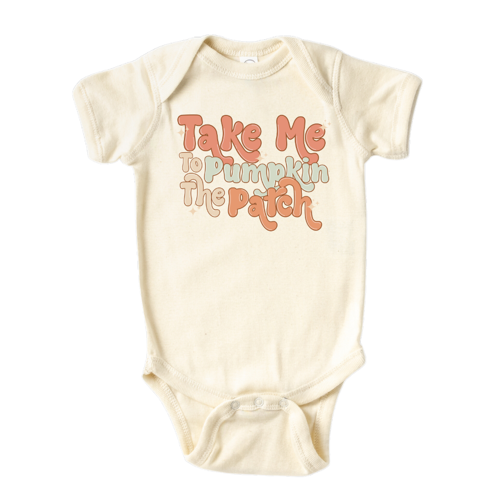 Baby Onesie® Take Me To The Pumpkin Patch Fall Baby Clothing for Baby Shower Gift