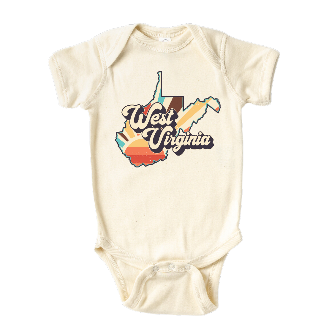 West Virginia Baby Onesie® West Virginia State Shirt for Kids Tshirt West Virginia Bodysuit