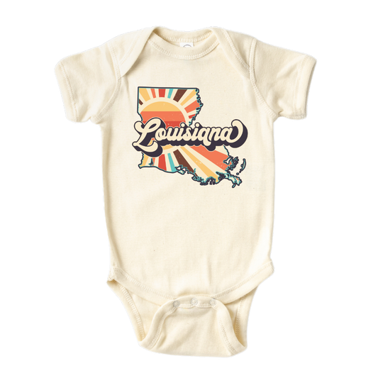 Louisiana Baby Onesie® Louisiana State Shirt for Kids Tshirt Louisiana Bodysuit for Baby Gift