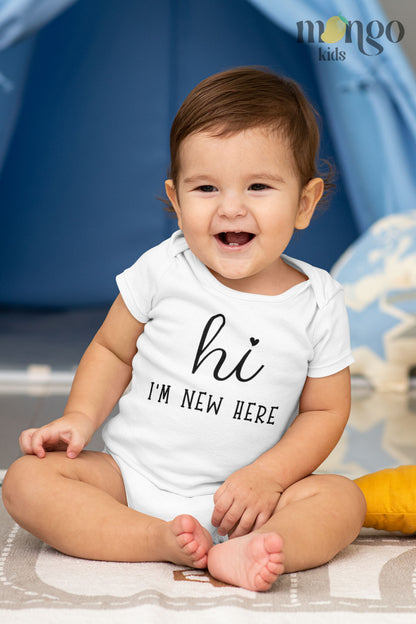 Baby Onesie® Hi I’m New Here Infant Clothing for Baby Shower Gift