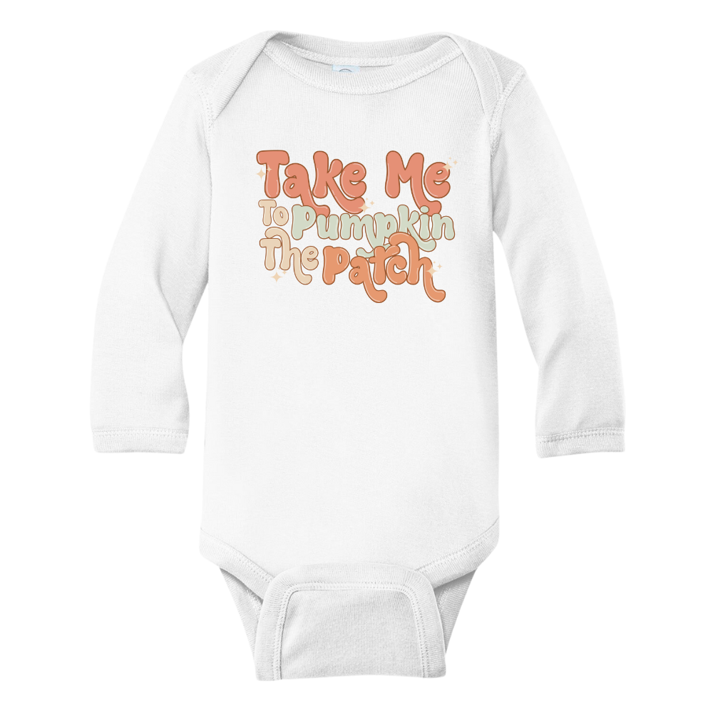 Baby Onesie® Take Me To The Pumpkin Patch Fall Baby Clothing for Baby Shower Gift