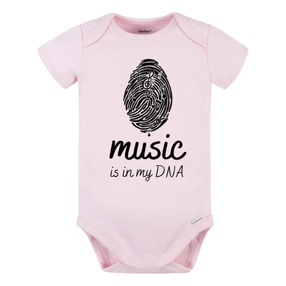 Baby Onesie® Music is In My DNA Baby Infant Clothing for Baby Shower Gift