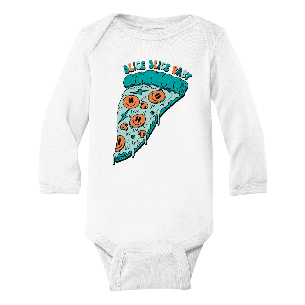 Kids Tshirt Baby Onesie® Slice Slice Baby Pizza Bodysuit Baby Clothing for Baby Shower Gift Newborn