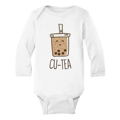 Milk Tea Kid Tshirt Baby Onesie® Cu-Tea Boba Baby Bodysuit Newborn Outfit Baby Shower