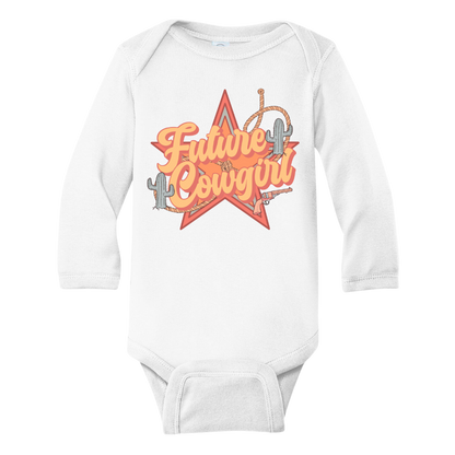 Children Clothing Baby Onesie® Future Cowgirl Bodysuit Baby Shower Gift Newborn