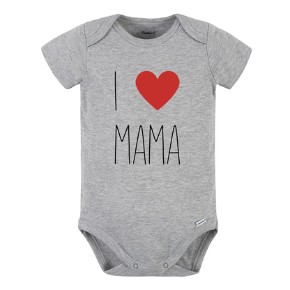 Baby Onesie® I Love Mama Baby Infant Clothing for Baby Shower Gift