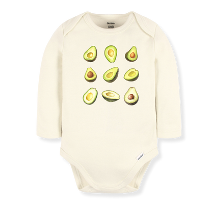 Cute Baby Onesies® Cute Avocado Baby Bodysuit for Newborn Outfit for Baby Shower Gift Ideas