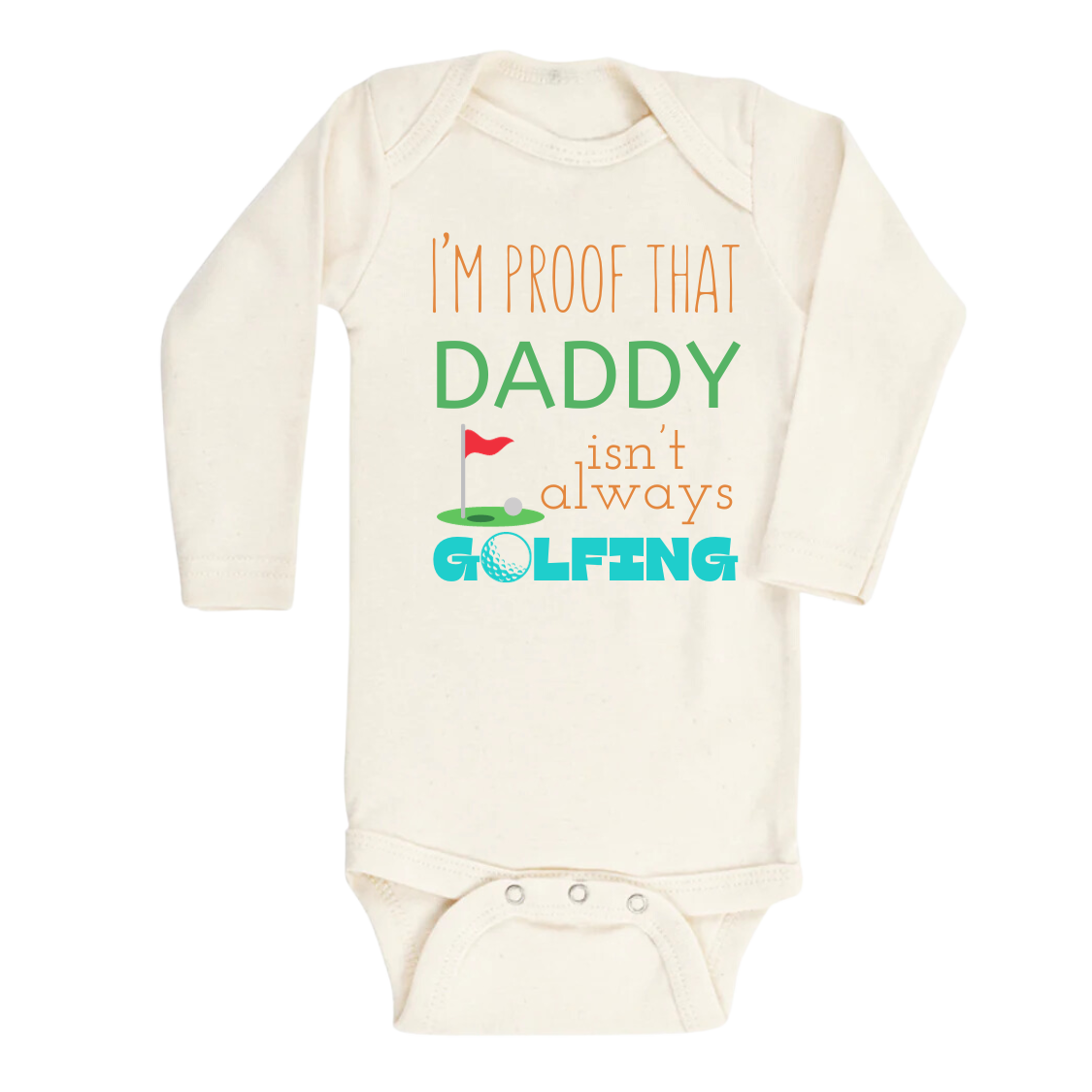 Funny Baby Onesie® I'm Proof Daddy Isn't Always Trucking Baby Natural Baby Clothes for Newborn Baby Announcement for Boy and Girl