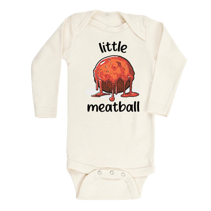 Cute Baby Onesies® Little Meatball Baby Bodysuit for Newborn Outfit for Baby Shower Gift Ideas Meatball Tshirt