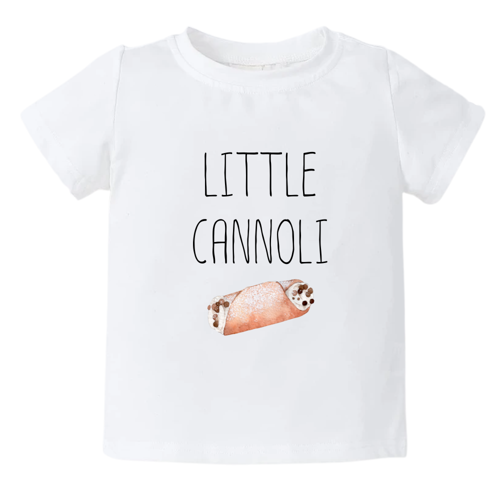 Cannoli Kid Tshirt Baby Onesie® Little Cannoli Baby Bodysuit Newborn Outfit Baby Shower