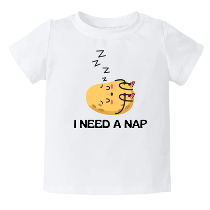 Funny Potato Kid Tshirt Baby Onesie® I Need a Nap Baby Bodysuit Newborn Outfit Baby Shower