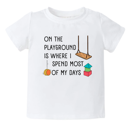 Kids Tshirt Baby Onesie® On The Playground Baby Bodysuit Newborn Outfit for Toddler