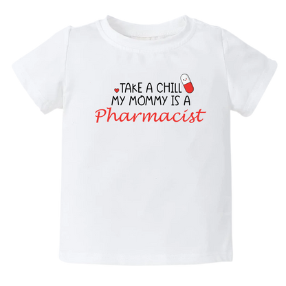 Baby Onesie® Take A Chill Pill Pharmacist Mommy Cute Infant Clothing for Baby Shower Gift