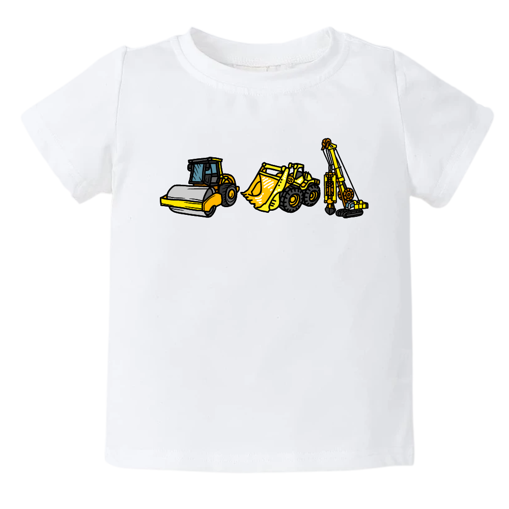 Construction Kid Tshirt Baby Onesie® Construction Vehicles Baby Bodysuit Newborn Outfit