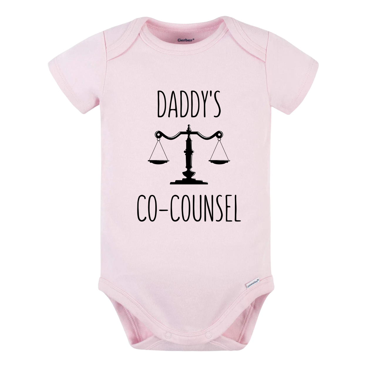 Daddy's Co-Counsel Baby Onesie