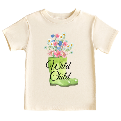 Kid Tshirt Baby Onesie® Wild Child Floral Baby Bodysuit Newborn Outfit Baby Shower