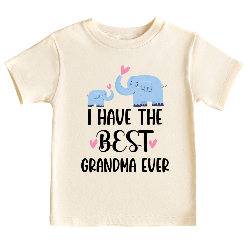 Kids Tshirt Baby Onesie® Best Grandma Elephant Baby Bodysuit Newborn Outfit Baby Shower