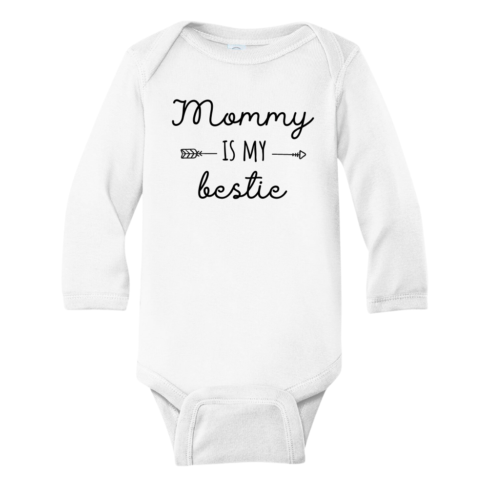 Baby Onesie® Mommy Is My Bestie Baby Clothing for Baby Shower Gift for Mom