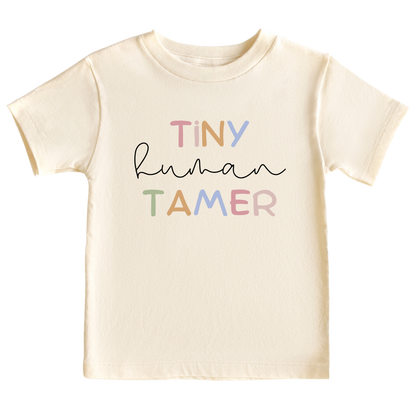 Kid Tshirt Baby Onesie® Tiny Human Tamer Funny Outfit for Baby Shower Gift