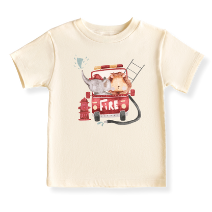 Cute Firefighter Baby Bodysuit Cute Fire Fighter Baby Gift for Baby Shower Gift Pregnancy Surprise Ideas Fire Truck