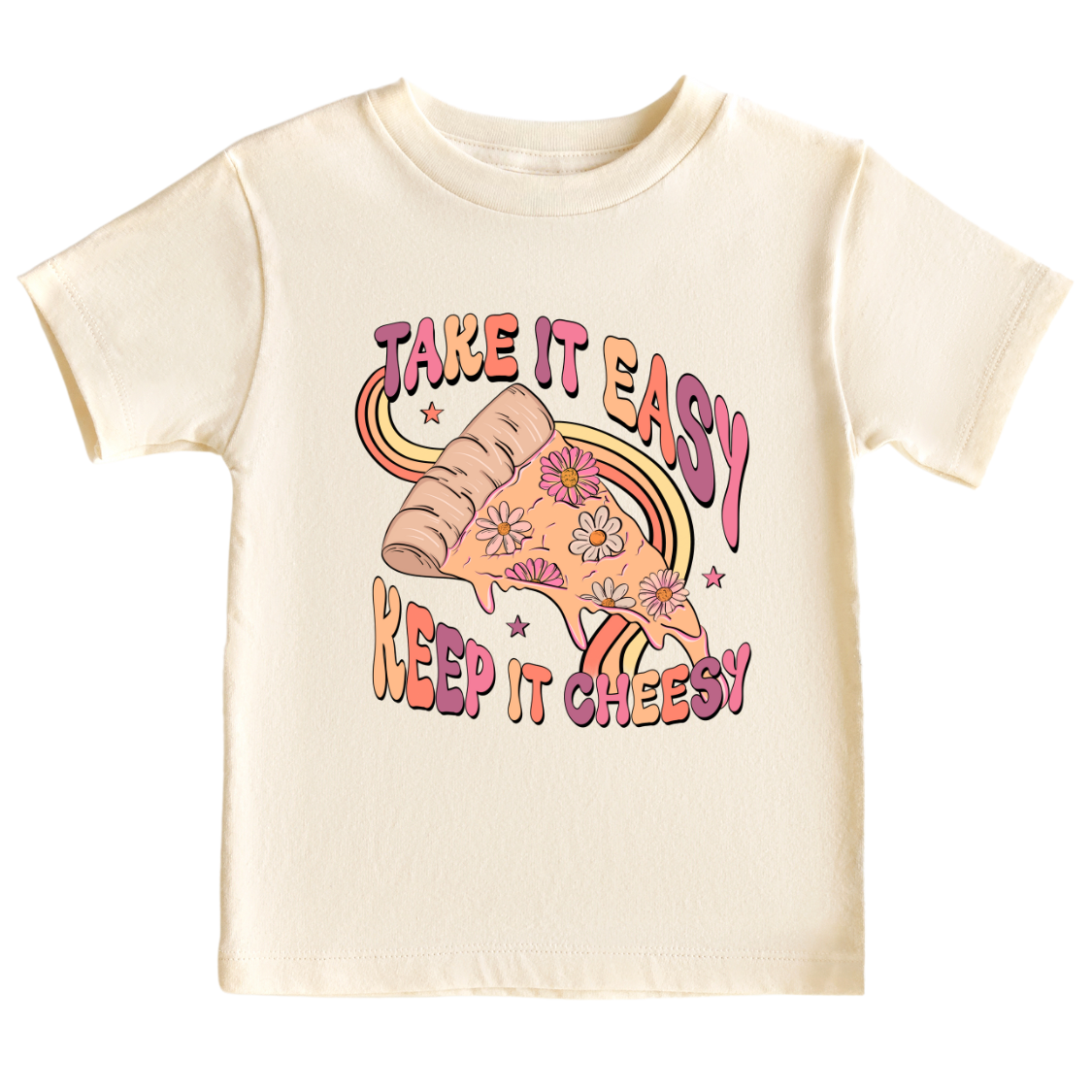 Pizza Tshirt - Kid Tshirt - Cute Girl Shirt - Toddler Tee with Pizza print