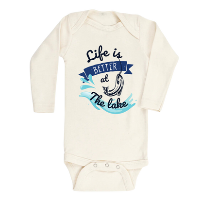 Life is Better At The Lake Baby Onesie® Kids Shirt