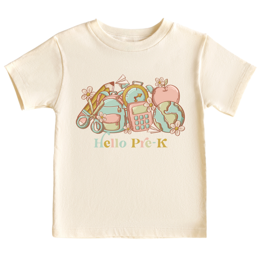 Hello Pre K - Back To School Tshirt 