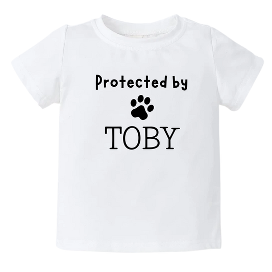 Protected By Custom Kids Shirt Baby Onesie® Todder TShirt