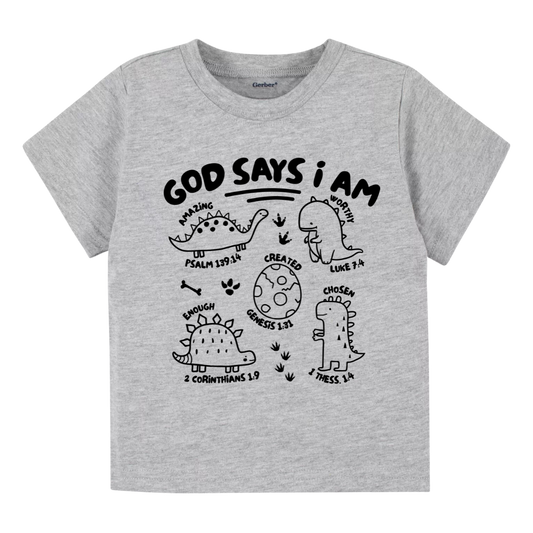 Boys Dinosaur Tshirt - Dino Baby - Dinosaur Kid Tshirt