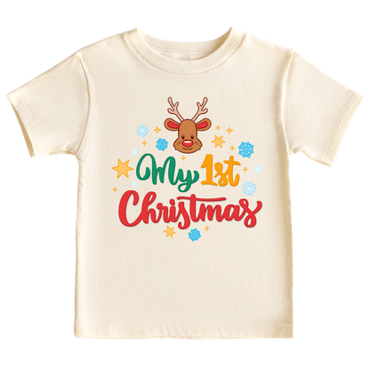 Cute Christmas Baby Onesie® My First Christmas Baby Natural Baby Clothes for Newborn Baby Announcement Christmas Gift