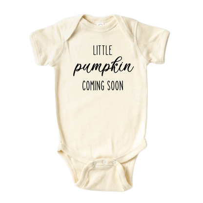 little pumpkin coming soon baby bodysuit gender neutral baby clothes baby boy outfits baby onesies newborn onesies baby girl onesies funny baby onesies baby announcement onesie personalized baby girl gifts custom baby onesie