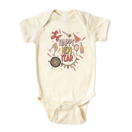 Happy New Year Baby Onesie® Kids Shirt