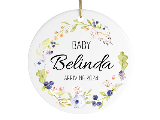 baby arrival gift for newborn gift custom baby gift christmas ornament with personalized name