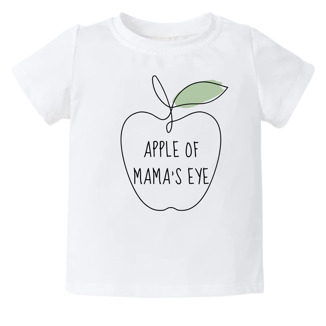 Cute Baby Onesie® Apple of Mama's Eye Shirt Premium Custom Baby Clothes Gift for Mom Mother's Day Gift