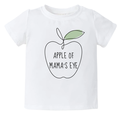 Cute Baby Onesie® Apple of Mama's Eye Shirt Premium Custom Baby Clothes Gift for Mom Mother's Day Gift