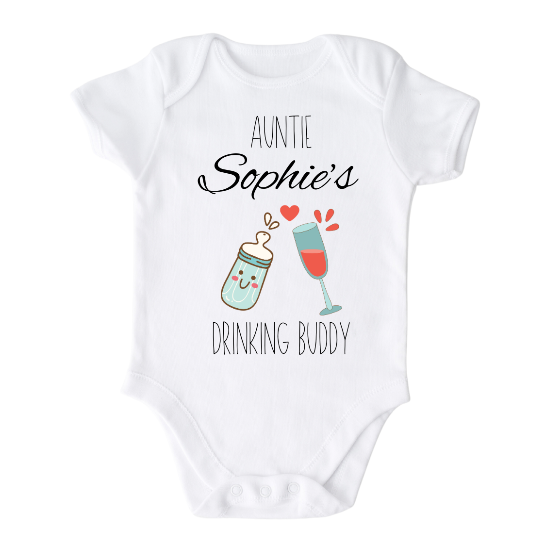 Baby Onesie - Baby Announcement for Aunt - Auntie Baby Gift