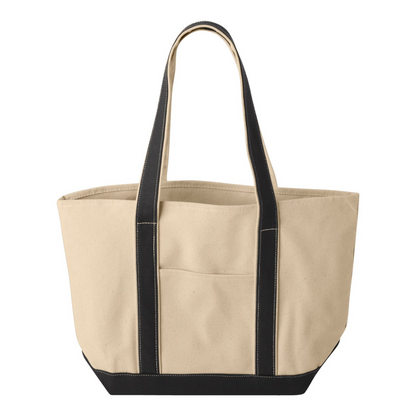 Large Canvas Bag with Front Pocket Office Bag