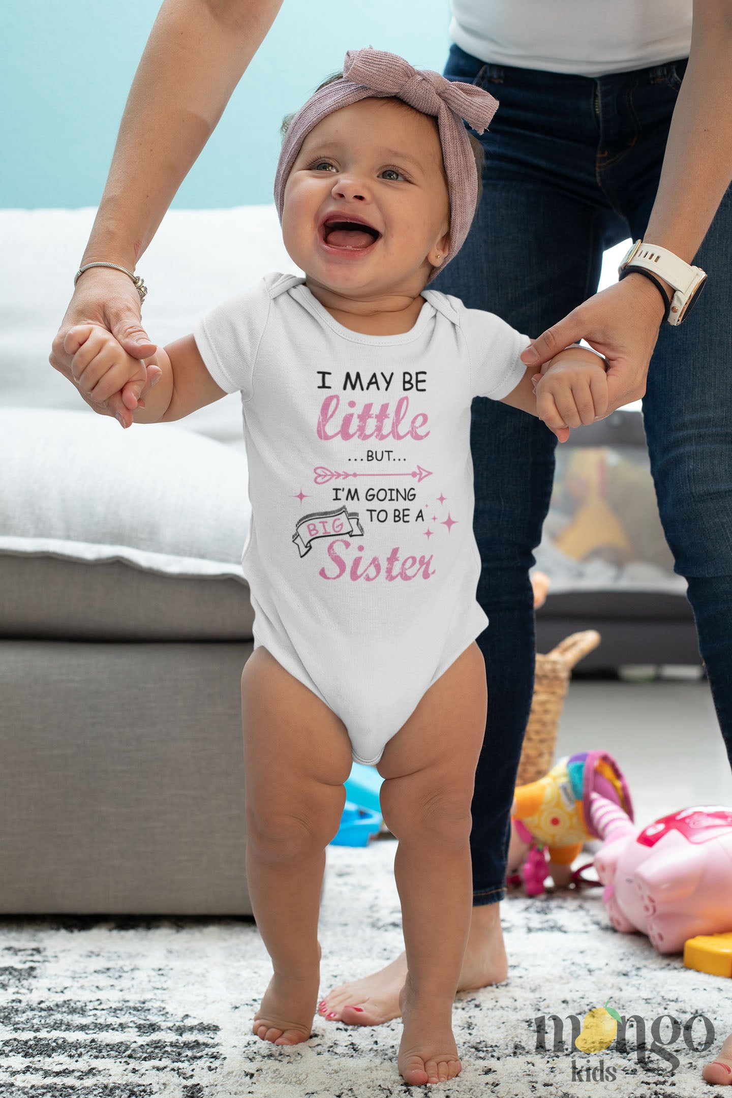 Baby Onesie® Big Sister Announcement Infant Clothing for Baby Shower Gift