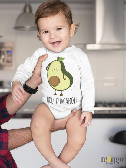 Holy Guacamole Kid Tshirt Baby Onesie® Avocado Baby Clothes for Baby Shower Gift