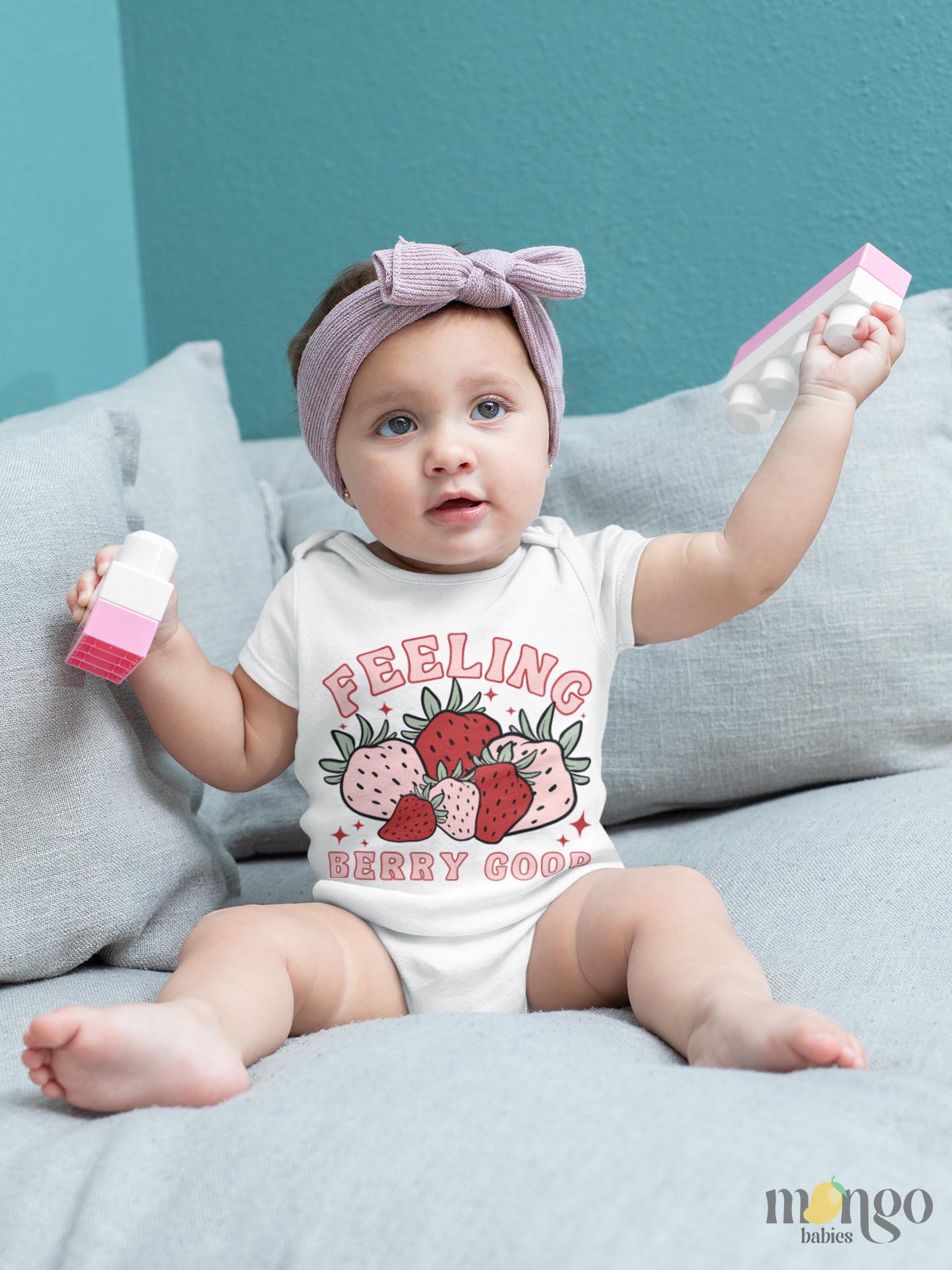 Strawberry Kid Tshirt Baby Onesie® Feeling Berry Good Strawberry Baby Bodysuit Newborn Outfit