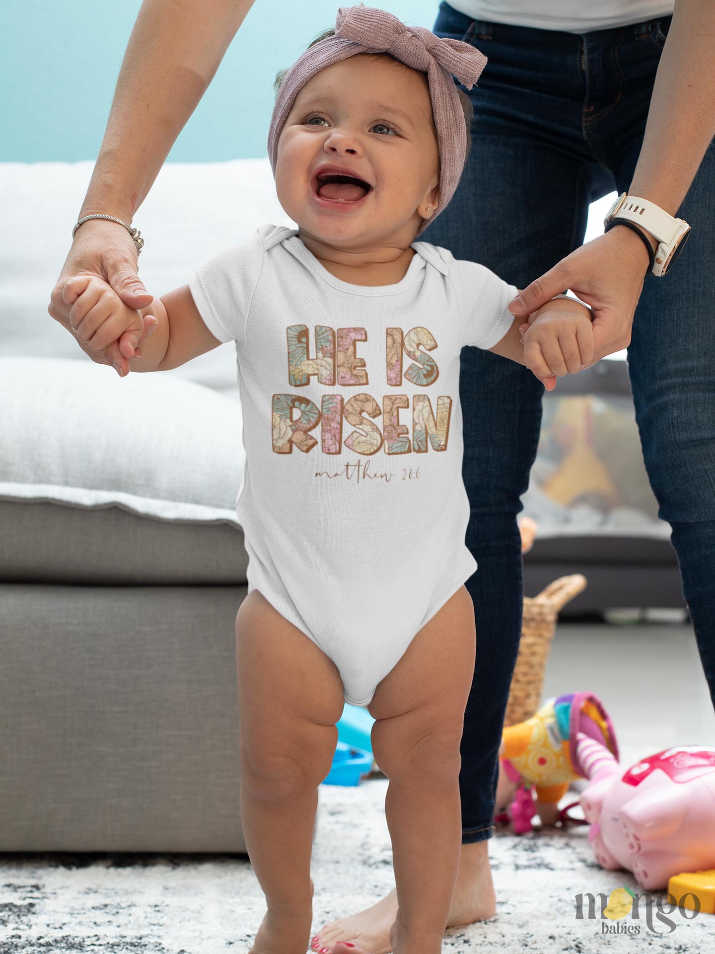 Children Clothing Baby Onesie® He Is Risen Easter Bodysuit Baby Shower Gift Newborn